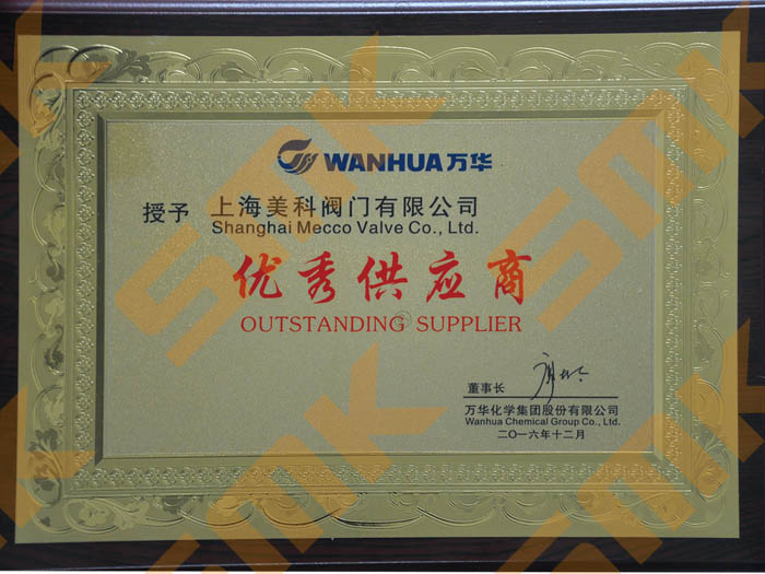 參加萬華化學(xué)2016年度優(yōu)秀供應(yīng)商表彰大會(huì)
